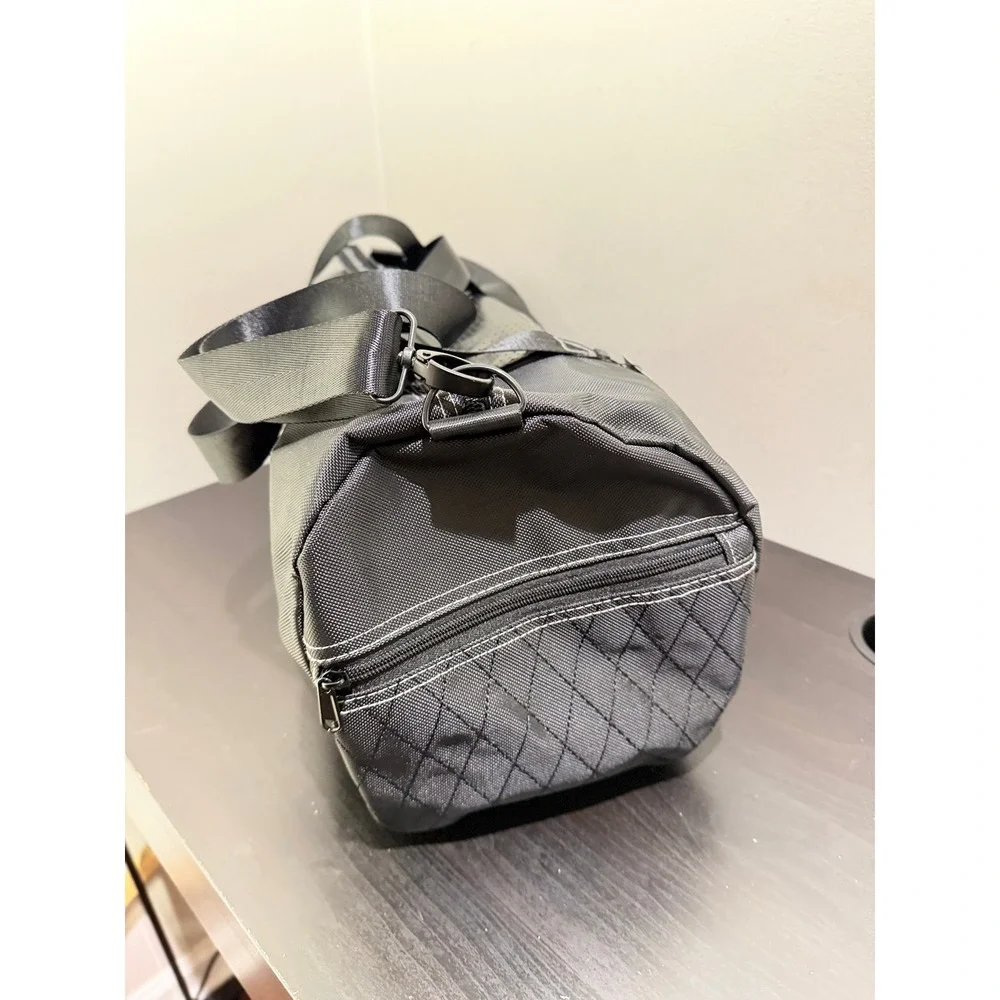 Mercedes-Benz Black Duffel Bag Ray Catena Travel Gym Bag Perforated Nylon New